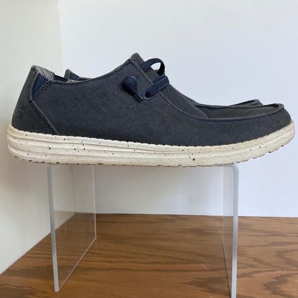 Skechers Mens Shoes Navy Blue Slip On Size 11 - Picture 4 of 13